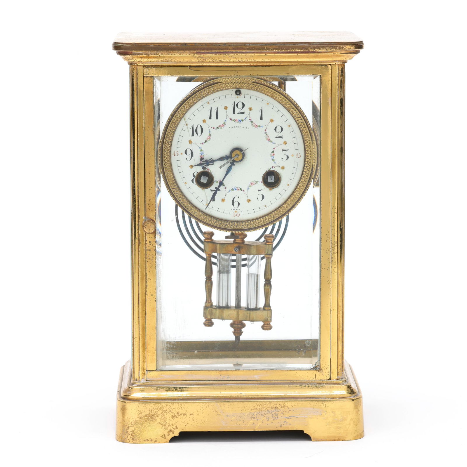 FRENCH CRYSTAL REGULATOR CLOCK,
