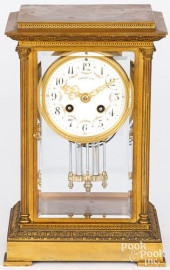 FRENCH CRYSTAL REGULATOR CLOCK