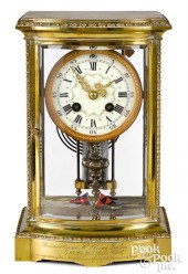 FRENCH CRYSTAL REGULATOR CLOCK