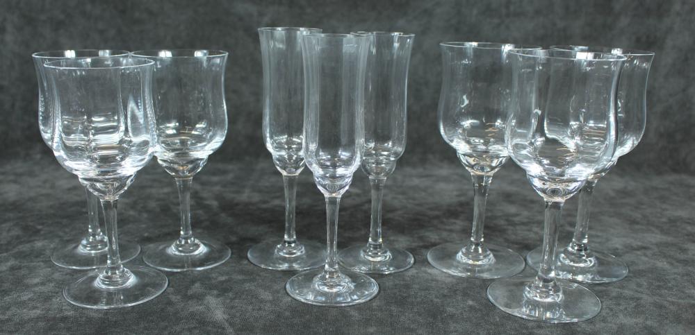 FRENCH CRYSTAL STEMWARE SETFRENCH