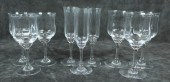 FRENCH CRYSTAL STEMWARE SETFRE