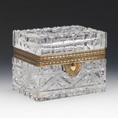 FRENCH CUT CRYSTAL AND PATINAT