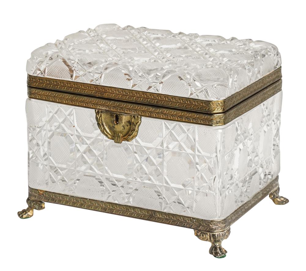 FRENCH CUT-CRYSTAL TABLE