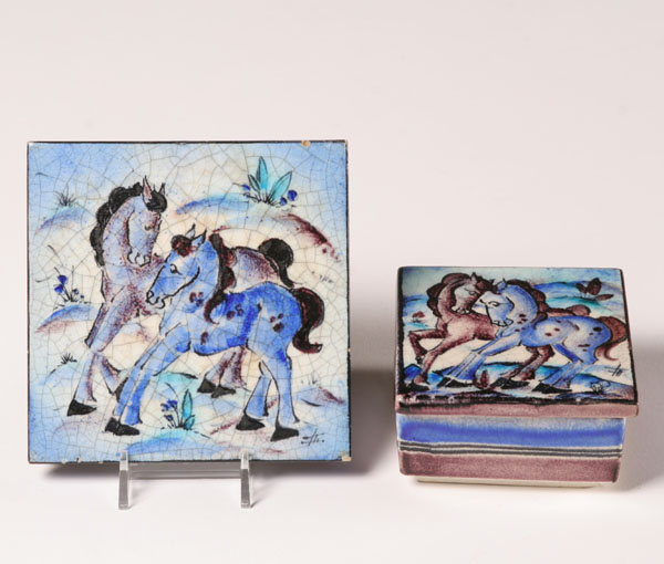 French Deco? ceramic tile and