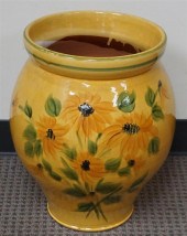 FRENCH DECORATED TERRACOTTA JA