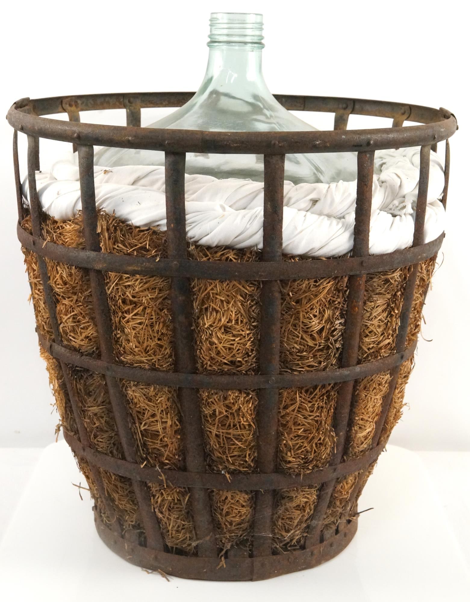 FRENCH 'DEMIJOHN CARBOY' WINE