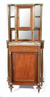 FRENCH DISPLAY CABINET, 19TH C