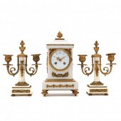 FRENCH DORé BRONZE AND MARBLE
