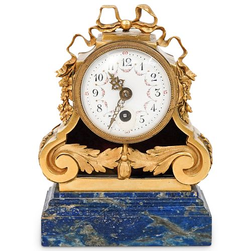FRENCH DORE BRONZE & LAPIS DESK