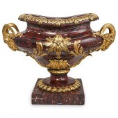 FRENCH DORE BRONZE & ROUGE GRI