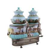 FRENCH DOUBLE BAIN-MARIE PORCE