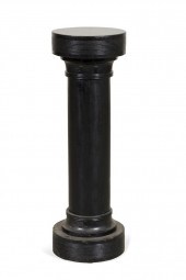 FRENCH EBONIZED ROTATING PEDES