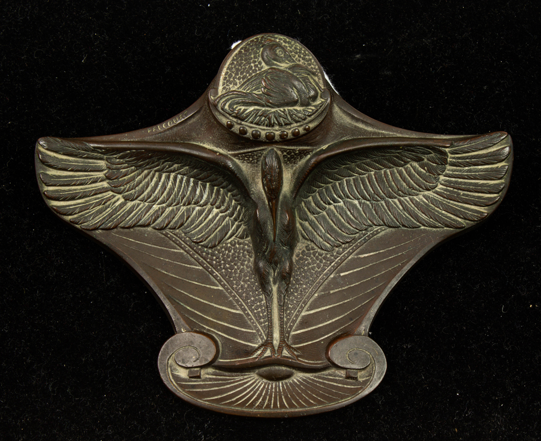 FRENCH EGYPTIAN REVIVAL PATINATED