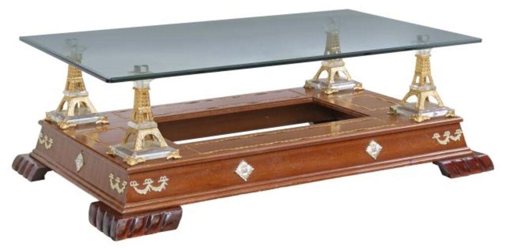 FRENCH EIFFEL TOWER GLASS-TOP