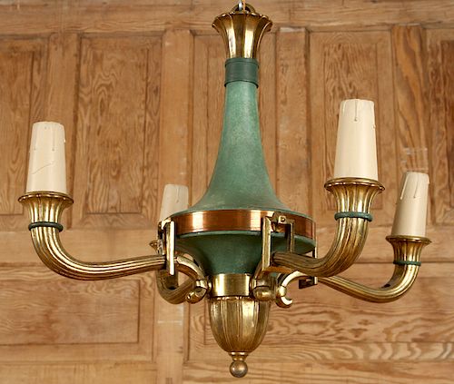 FRENCH EMPIRE 4-LIGHT BRASS