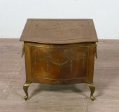FRENCH EMPIRE BRASS FIREWOOD B