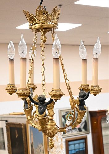 FRENCH EMPIRE BRONZE AND GILT