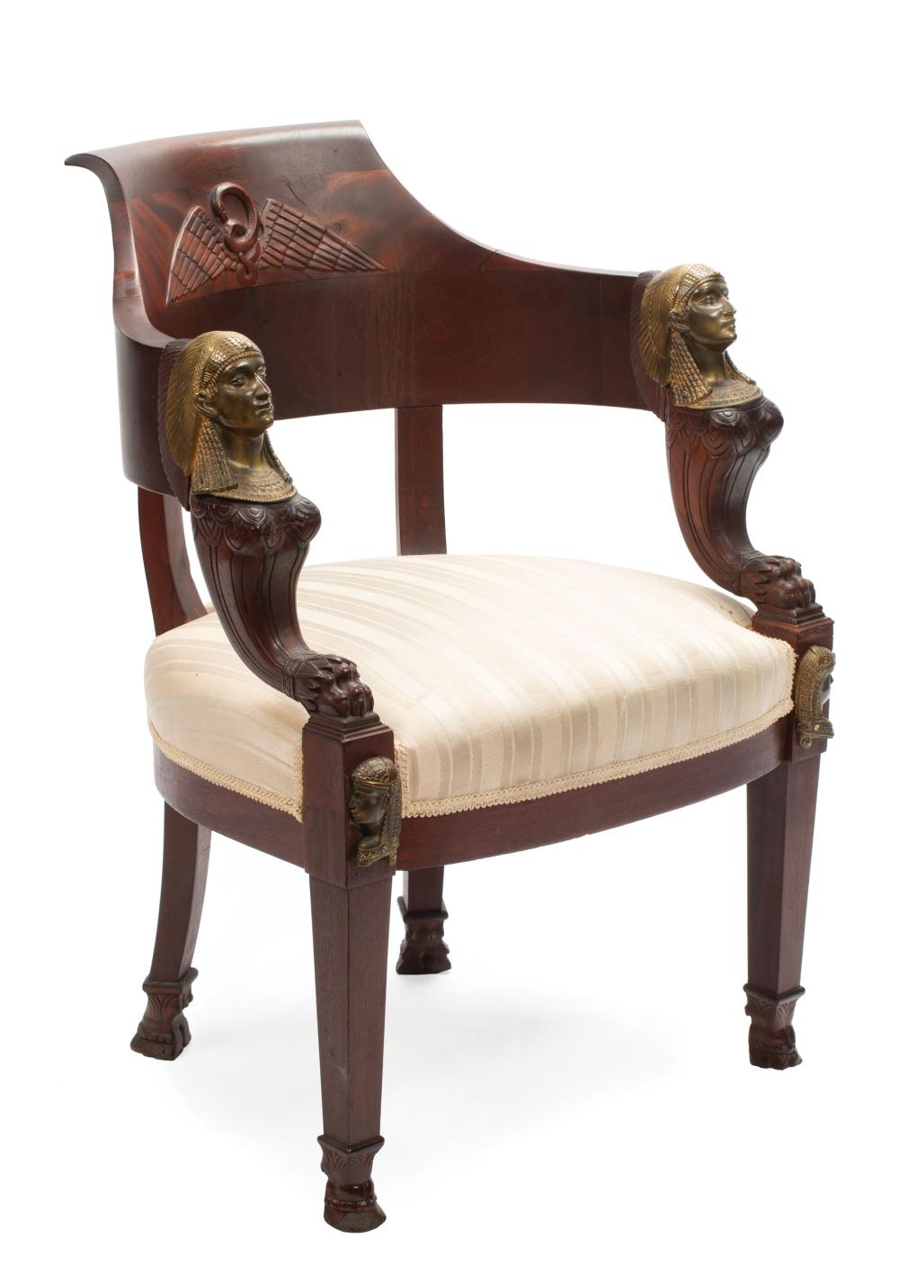 FRENCH EMPIRE BRONZE-MOUNTED