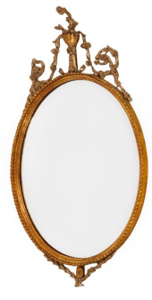 FRENCH EMPIRE CARVED SILVER AN