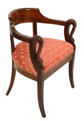 FRENCH EMPIRE FRUITWOOD AND MA