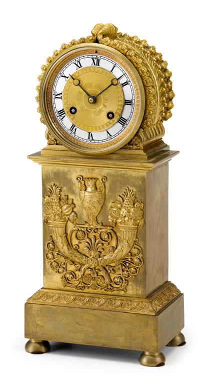 French Empire gilt bronze mantle