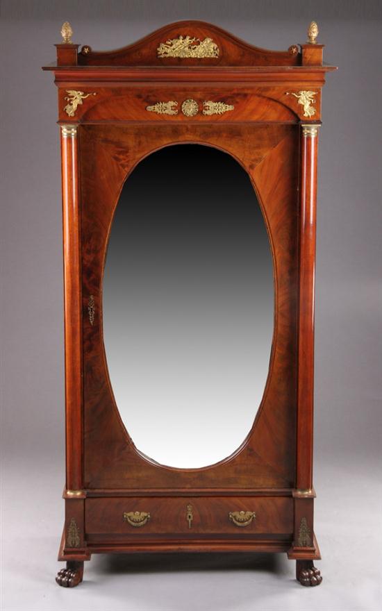 FRENCH EMPIRE GILT-BRONZE MOUNTED