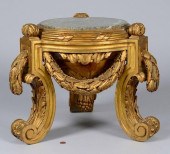 FRENCH EMPIRE GILTWOOD AND MAR