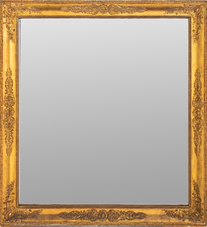 FRENCH EMPIRE GILTWOOD MIRROR EARLY