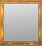 FRENCH EMPIRE GILTWOOD MIRROR