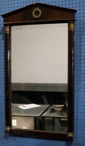 FRENCH EMPIRE MAHOGANY AND EBO