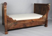 FRENCH EMPIRE MAHOGANY DAYBED