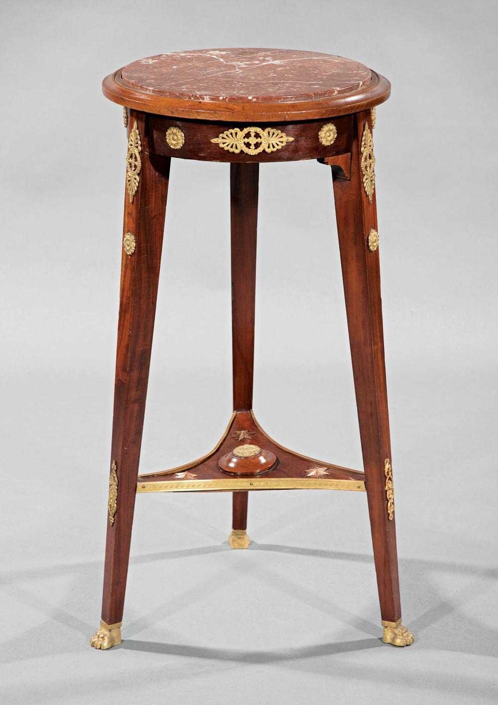 FRENCH EMPIRE MAHOGANY JARDINIèRE