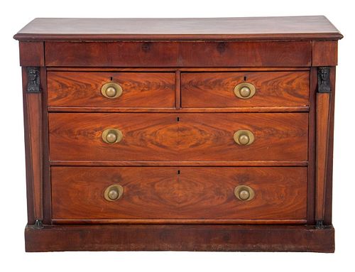 FRENCH EMPIRE MAHOGANY VENEER