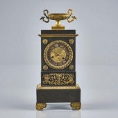 FRENCH EMPIRE MANTEL CLOCKAn E