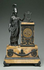 French Empire mantle clock, fu