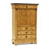 FRENCH EMPIRE MARBLE TOP SECRé