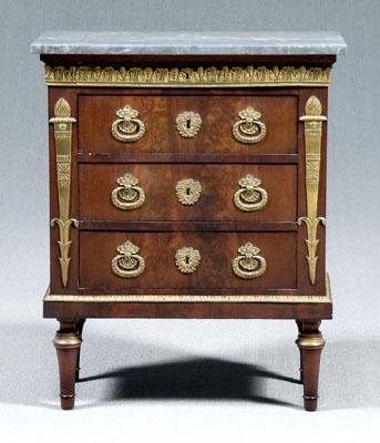 French Empire marble-top side