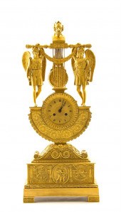 French Empire ormolu allegoric