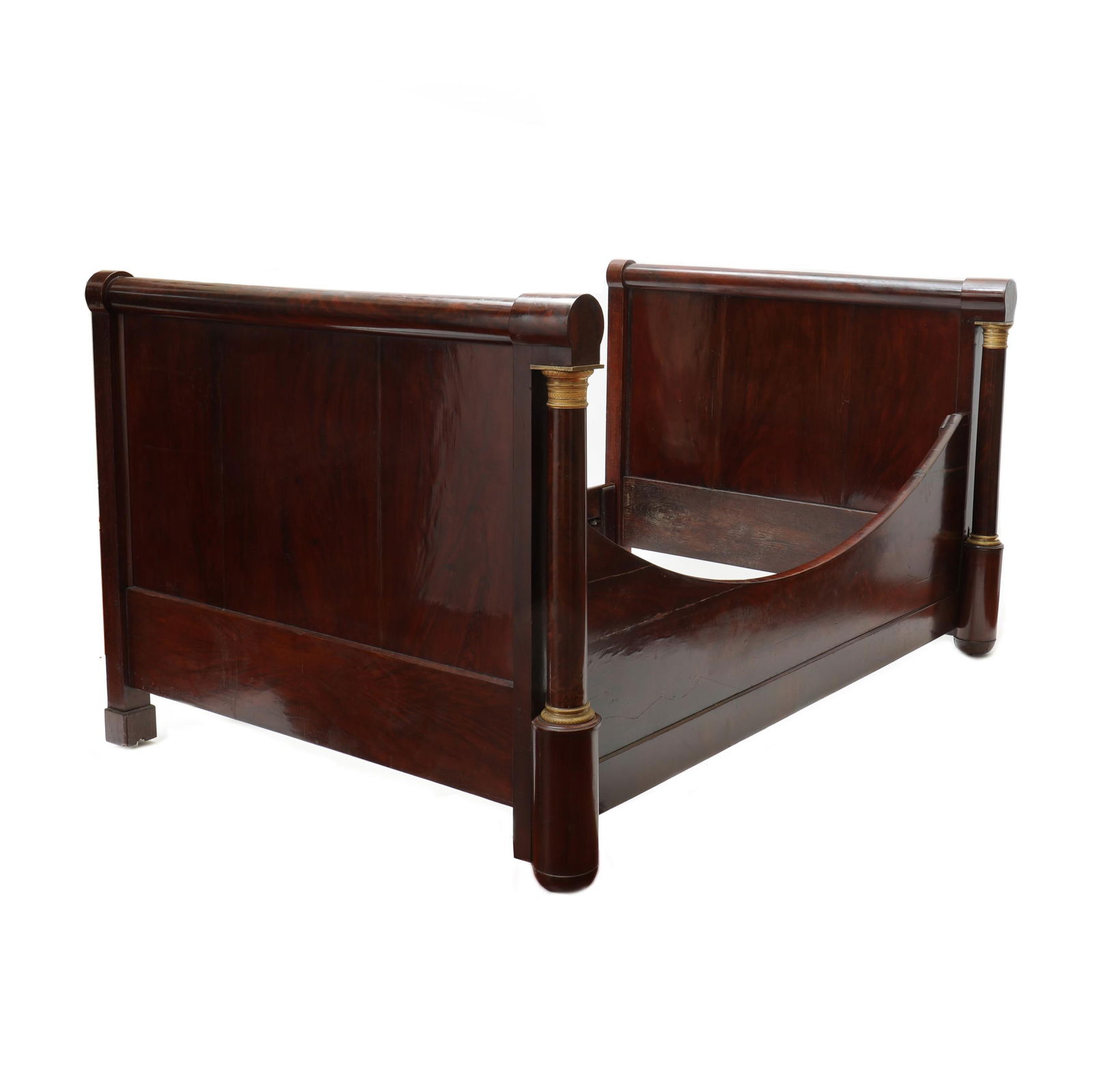 FRENCH EMPIRE ORMOLU AND MAHOGANY