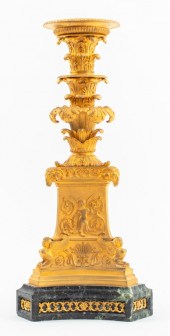 FRENCH EMPIRE ORMOLU & MARBLE