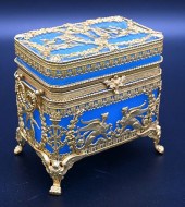FRENCH EMPIRE ORMOLU MOUNTED O
