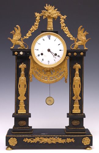 FRENCH EMPIRE ORMOLU-MOUNTED