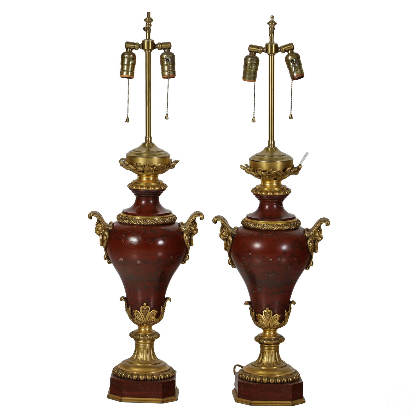 FRENCH EMPIRE PAIR OF ROUGE