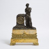 French Empire Patinated and Gi