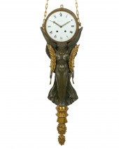 FRENCH EMPIRE PATINATED & GILT