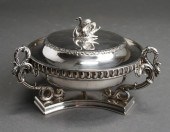 FRENCH EMPIRE SILVERPLATE SWAN