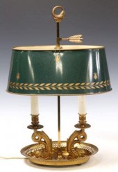 FRENCH EMPIRE STYLE 2-LIGHT BO
