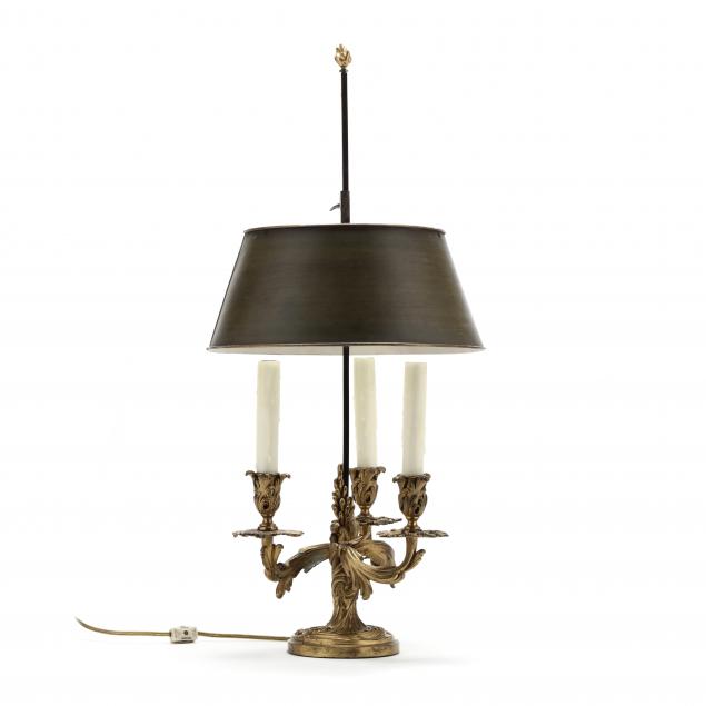 FRENCH EMPIRE STYLE BOUILLOTTE LAMP