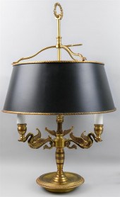 FRENCH EMPIRE STYLE BRASS BOUI