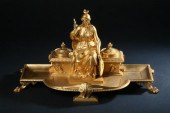 FRENCH EMPIRE-STYLE BRONZE-DOR